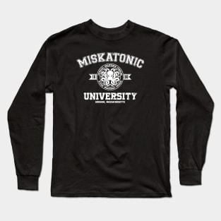 Miskatonic University (White) Long Sleeve T-Shirt